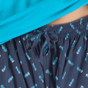 tlac Pyžama 2023 79147P  - tyrkysová lékořice L