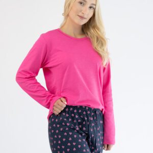 tlac Pyžama 2022 19137P  - purpurová lékořice XL