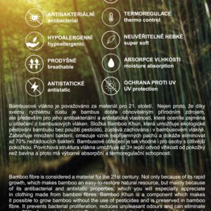 jednofarebné ECO Bamboo Sport 99007P