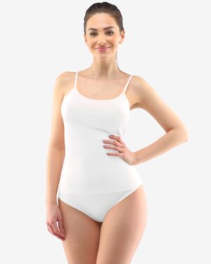 Košieľka predĺžená, s úzkymi ramienkami